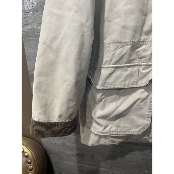 Cabela’s Men’s Jacket Collar Corduroy Tan Button Up Hunting - Picture 2 of 5